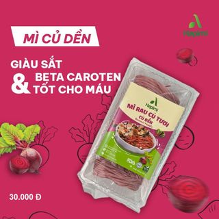 Mì Củ dền, Mì rau củ sạch, Mì ăn kiêng, Mì Healthy 180g giá sỉ