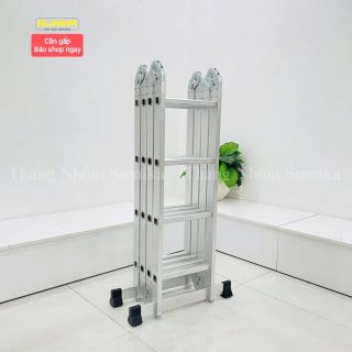 Thang gấp gọn chữ A cao 2m35 - Thang xếp 4 đoạn giá sỉ