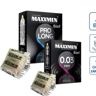 Bao cao su maxxmen 5 trong 1 chính hãng