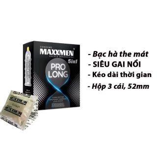 Bao cao su maxxmen 5 trong 1 chính hãng