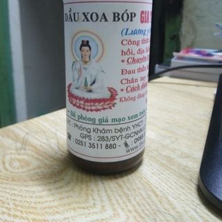 Dầu xoa bóp gia truyền Thuỷ Long lương y Nguyễn Thị Thu Thuỷ