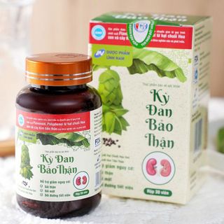 Kỳ đan bảo thận-Hỗ trợ giảm nguy cơ sỏi thận, sỏi đường tiết niệu lọ 30 viên