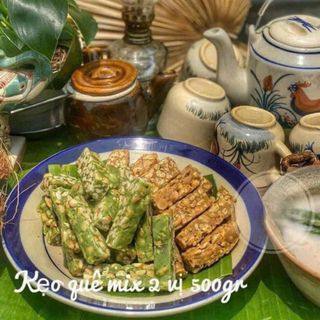 KẸO ĐẬU PHỘNG BÉO SIÊU CỐT DỪA ĂN LÀ GHIỀN 500G - WINNIE HOUSE