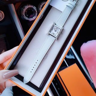 ĐỒNG HỒ NỮ CAO CẤP HEMES DÂY DA MẶT SỐ NIỀNG HỘT 2 BÊN 1