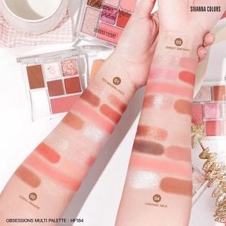 Bảng Phấn Mắt 7 Ô Sivanna Obsessions Multi Palette HF184 Thái Lan - Chính hãng