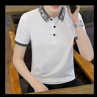 áo trắng cá sấu in cổ - giá sỉ cạnh tranh