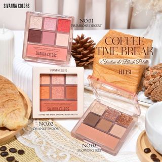 Bảng Phấn Mắt Sivanna Coffee Time Break HF151 Thái Lan - Chính hãng giá sỉ