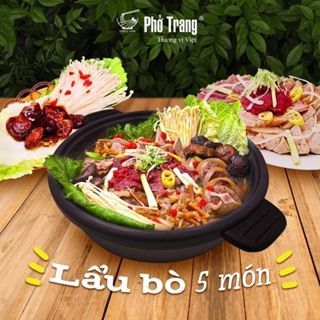 Nước Cốt Lẫu Bò cô đặc, thơm ngon chuẩn vị, an toàn, tiết kiệm Phở Trang  240g