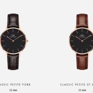 ĐỒNG HỒ NỮ CAO CẤP D.W PETITE DÂY DA MẶT TRÒN