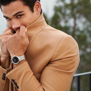 ĐỒNG HỒ NAM NỮ CAO CẤP D.W ICONIC DÂY THÉP BẠC MẶT ĐEN KÈM TEM BẢO HÀNH ĐIỆN TỬ 2