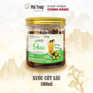 Nước cốt sấu tươi Phở Trang chai (500ml). Có vị chua, ngọt dịu nhẹ dễ uống