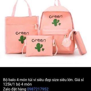 Set 4 mon balo bộ 125k
