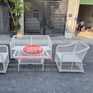Bàn ghế cafe nhựa giả mây giá rẻ tại xưởng sản xuất