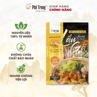 Nước Cốt Lẩu Gà cô đặc, thơm ngon chuẩn vị, an toàn, tiết kiệm Phở Trang  240g giá sỉ