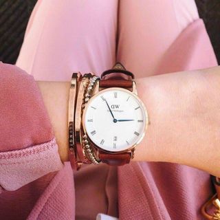 ĐỒNG HỒ NAM NỮ CAO CẤP D.W DAPPER DÂY DA