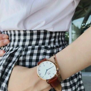 ĐỒNG HỒ NAM NỮ CAO CẤP D.W DAPPER DÂY DA