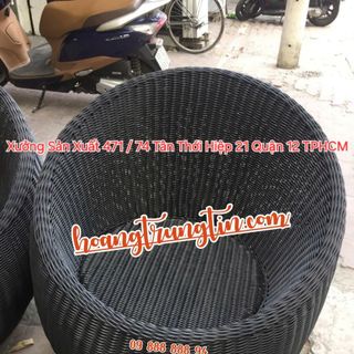 Ghế trứng nhựa giả mây ghế trứng dây tròn giá rẻ