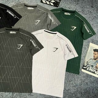 Áo thun nam gymshark né vai mới  Phom chất chuẩn đẹp   Size m.l.xl.xxl   Ri 2222  Tách nửa ri được giá sỉ