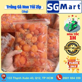 Trứng Gà Non Túi Zip 1kg - Trứng bao đẹp giá sỉ