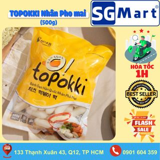 Bánh gạo Hàn Quốc nhân Phomai 500g - Topokki nhân phô mai [Ship Hỏa Tốc 1H HCM] giá sỉ