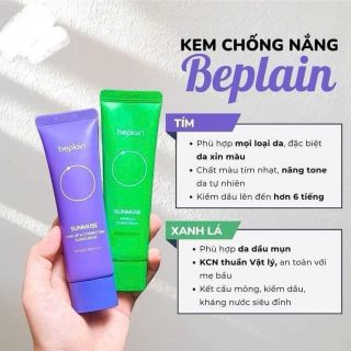 Kem chống nắng Beplain (tím) giá sỉ