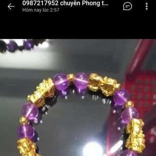 Chuỗi đeo tay phong thủy 5 tỳ hưu mixx