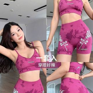Set đùi loang QC 7 màu size SML Chất thun dệt, bra mút rời