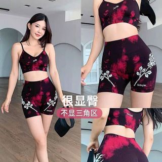 Set đùi loang QC 7 màu size SML Chất thun dệt, bra mút rời