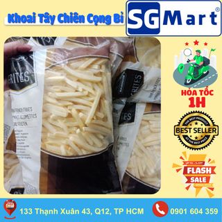 Khoai Tây Chiên Cọng Bỉ túi 1kg - Chiên Ngon Giòn Rụm [Ship Hỏa Tốc 1H HCM] giá sỉ