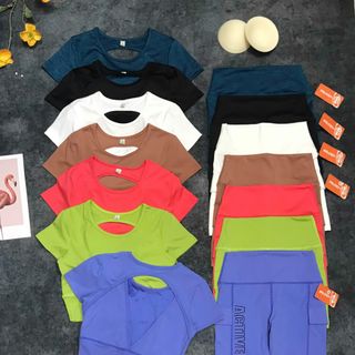 Set lỡ túi hộp croptop ( croptop 2 lớp ) Size: M.L.XL.XXL Ri: 2222 Tách nửa ri được