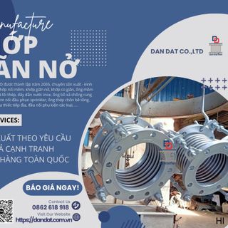 Khớp Giãn Nở Inox| Khớp giãn nở inox nối bích| Khớp giãn nở nhiệt bằng vải giá sỉ