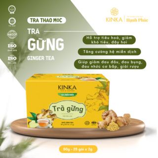 Trà Gừng Kinka - Giảm Khó Tiêu và Đầy Hơi, Hỗ Trợ Tiêu Hoá Tự Nhiên