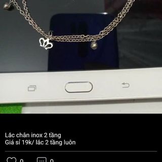 Lắc chân inox 2 tầng nhiều mẫu