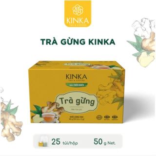 Trà Gừng Kinka - Giảm Khó Tiêu và Đầy Hơi, Hỗ Trợ Tiêu Hoá Tự Nhiên giá sỉ