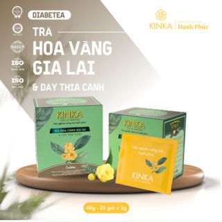 Trà Hoa Vàng Dây Thìa Canh Kinka - Giải Pháp Tự Nhiên Hỗ Trợ Tiểu Đường