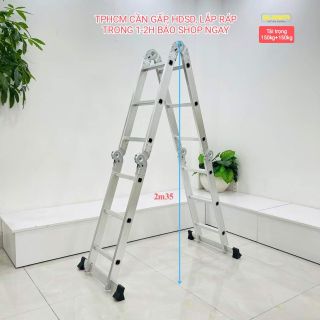 Thang xếp 4 đoạn chữ A cao 1m7 Sumika cao cấp