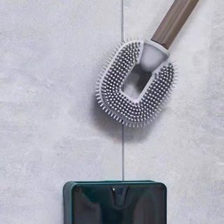 Chổi cọ silicon có bình chứa xà phòng