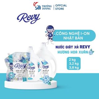 REVY 2 trong 1: Nước Giặt Xả Hương Hoa Xuân - Sạch Sẽ & Thơm Ngát