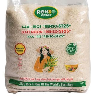 GẠO NGON "RENSO-ST25" - 5KG/BAO - 4 BAO/THÙNG