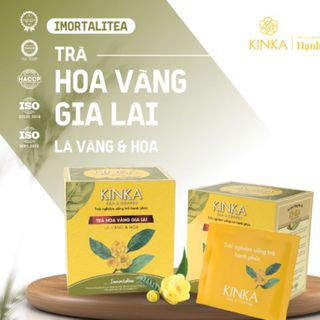 Trà Hoa Vàng Gia Lai Kinka - Trà Hộp Thượng Hạng, Thưởng Thức Vị Nguyên Xuân