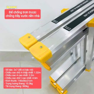 Thang rút lồng Sumika chữ A cao 2m2 chữ I 4m4