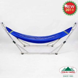 (SẢN PHẨM BÁN CHẠY) Khung Võng Xếp gọn Thái Sơn - Đầu Cong - inox 201, sáng bóng