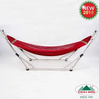 (SẢN PHẨM BÁN CHẠY) Khung Võng Xếp gọn Thái Sơn - Đầu Cong - inox 201, sáng bóng