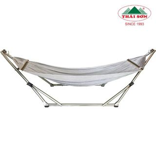 (HÀNG CAO CẤP) Khung Võng Xếp gọn THÁI SƠN - Ống Tròn phi 32 Inox 201 - bán chạy nhất 2024