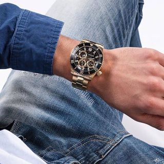 ĐỒNG HỒ NAM CAO CẤP GUE S GW0488G DÂY INOX MẶT CHONOGRAP THỂ THAO 5