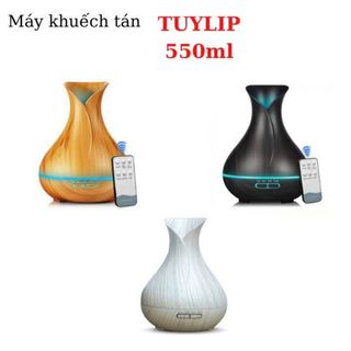 Máy xông tinh dầu Tulip (đen, vàng, trắng sữa) dung tích 550 ml giá sỉ