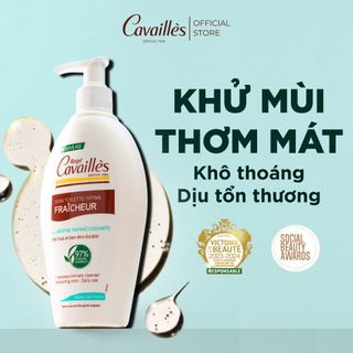Dung Dịch Vệ Sinh Khử Mùi Thơm Mát CAVAILLÈS Fraicheur | Tươi Mát, Giảm Kích Ứng 250ml