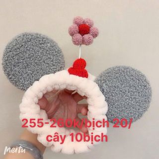 Băng đô sét có bòm(lốc 20cái) có ghi trên sản phẩm
