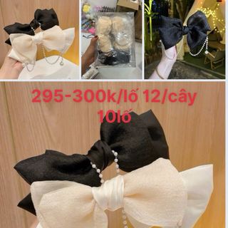 Kẹp vải sau đẹp hót kiểu Thiên Nga đa dạng giá trên sản phẩm