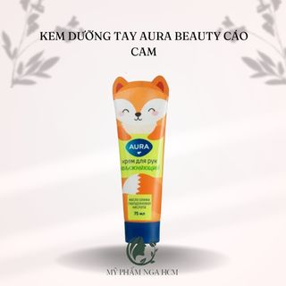 Kem tay Aura Gấu cam chiết xuất Oliu & Acid Hyaluronic